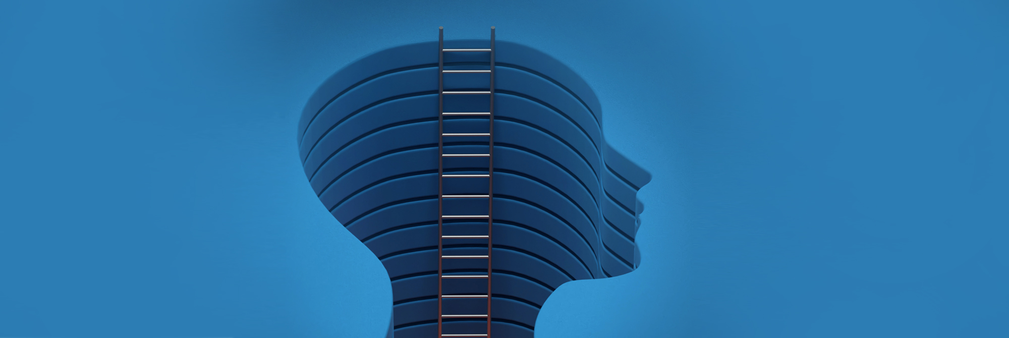 A ladder that leads to a human mind. 